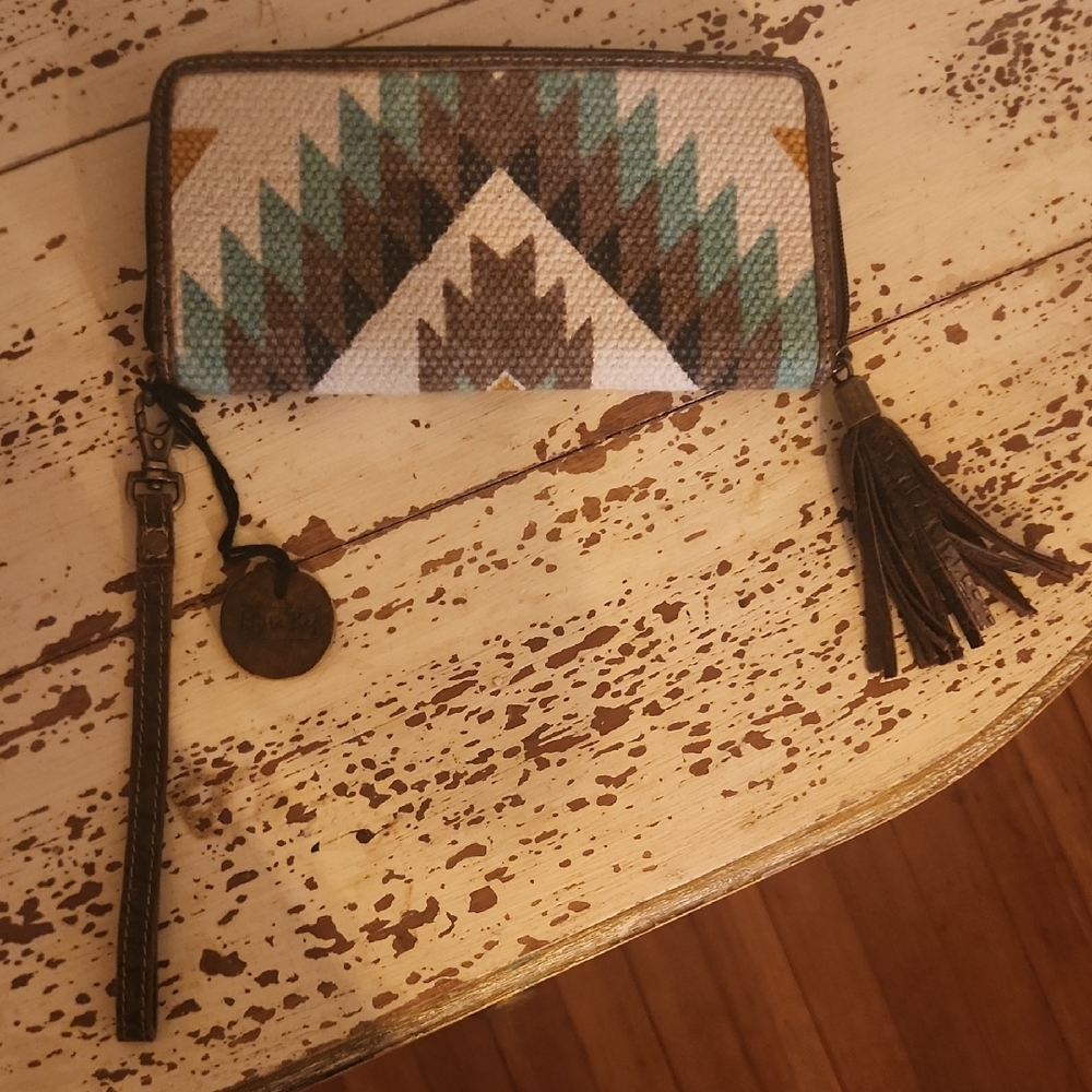 Myra Bag Brown and White Bags